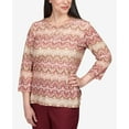 thumbnail image 6 of Alfred Dunner Womens Lace Neck Biadere Top, 6 of 6
