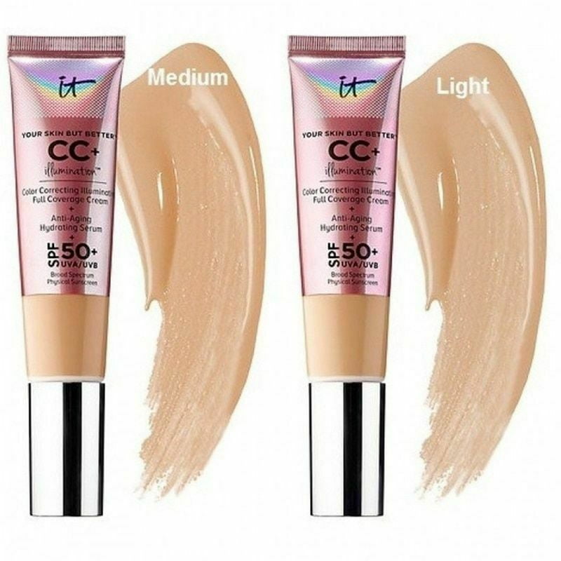 It Cosmetics CC+ Cream Illumination with Color Correcting Full Coverage ...