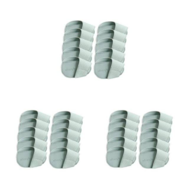 Destyer Golf Head Covers PU Portable Protector Travel Golf Athlete for Training Light Blue Large 10 Pcs 3Set