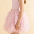 thumbnail image 2 of RUTAYY Children Girls Skirt Solid Color Tiered Ruffle Cute Short Party Tutu Skirt Casual Soft Comfortable Chic Holiday Dresses, 2 of 6