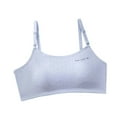 thumbnail image 1 of Big Girls Junior Students' Puberty Fixed Cup Backless Under With Adjustable Shoulder Straps Bra Clothes Size 14-16T, 1 of 6