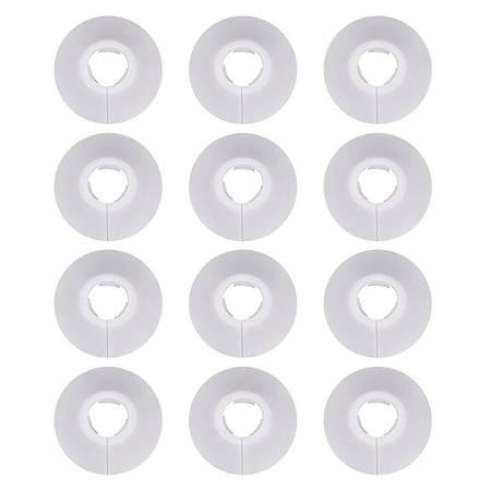 

NUOLUX 12pcs Pipe Cover Decoration Water Pipe Wall Cover Plastic Radiator Pipe Cover
