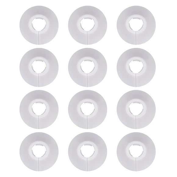 Miangastore 12pcs Pipe Cover Decoration Water Pipe Wall Cover Plastic Radiator Pipe Cover