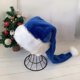 thumbnail image 4 of SUSUchens Gorro de Papá Noel para adultos, unisex, de terciopelo, cómodo, extra grueso, para Navidad, Año Nuevo, festivo, fiesta, decorativo, azul real, 4 of 8