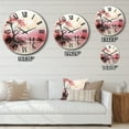 thumbnail image 4 of Designart "Experiment With Contemporary Art painting" Landscapes Oversized Wall Clock, 4 of 6