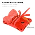 thumbnail image 2 of Tablet Case For Kids, 3D Cartoon Butterfly Non-Toxic EVA Light Weight Kid Proof Shockproof Case with Kickstand for Samsung Galaxy Tab A 8.0 2019 / Tab A 8.0 2017 / Fire HD 8 2018/2017, Red, 2 of 5