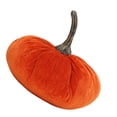 thumbnail image 4 of Dekaim Tela De Calabaza, Material De Tela Compacto Pequeño, Tallos Retorcidos, Decoración De Escena De Otoño para Centros De Mesa De Vacaciones(Rojo), 4 of 5