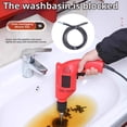 thumbnail image 3 of SharkTRUE Heavy Duty Drain Auger Snake Cable, Sink Unclogging Tool, Flexible Plumbing Clog Remover Tool, Hair Catcher Drain Auger Snake Drill Attachment for Kitchen Bathroom Toilet Shower, 3 of 9