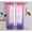 Purple, variant on Orange Teal Ombre Sheer Curtains for Kids playroom 2 Panels Rod Pocket Bedroom Window Semi Voile Drapes Faux Linen Décor Girls Livingroom Room Decoration Party 84 Inch Long