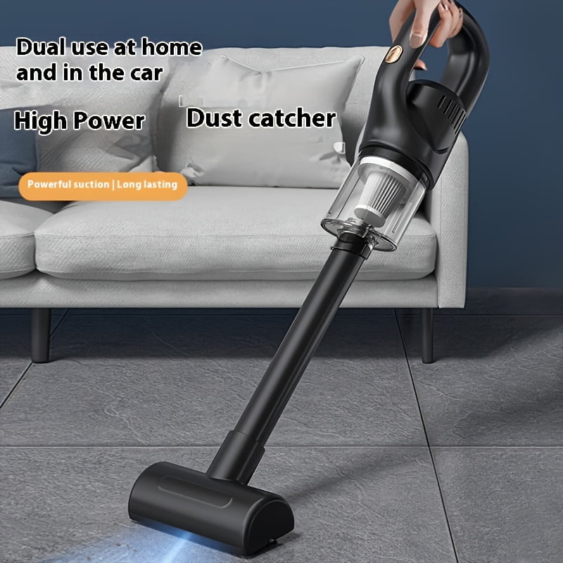 Powerful Cordless Handheld Vacuum for Home, Car & Office - Lightweight, Portable, USB-C Rechargeable, 3KPa Suction, Quiet 20dB