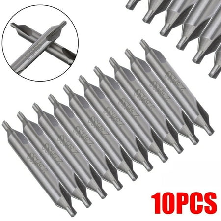 

10pcs 60 Degree HSS Center Spotting Drill Bit Combined Countersink Bits 2.5mm