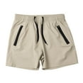 thumbnail image 4 of Pantalones cortos deportivos de running para hombre: pantalones cortos ligeros para entrenamiento, gimnasio y baloncesto, bolsillos cargo, poliéster/spandex, tallas S-XL, largo 40-43 cm., 4 of 4