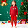 thumbnail image 2 of LRen Toddler Girls Fall Outfits Long Sleeve Top and Sweatpants Two Piece Set for Cool Weather 6-7 Years,Z12-Red, 2 of 7