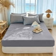 thumbnail image 6 of Qonioi Fitted Mattress Protector, Waterproof Breathable Noiseless Bed Cover with TPU Backing, Stain Resistant Machine Washable Mattress Pad, 6 of 7