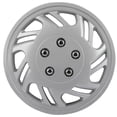 thumbnail image 2 of CCIYU 4-Pack Full Hub Cap Silver 15" Rim HubCap Wheel Skin Cover Caps Covers Universal Replacement Snap On PP, 2 of 5