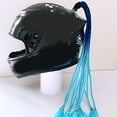 thumbnail image 3 of Helmet Braids Ponytail Style Breathable Vibrant Colors Women Motorcycle Helmet Braid Hair for Female, 3 of 7