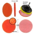 thumbnail image 2 of MYG 5pcs Cleaning Cloth Scrub Pad Industrial Scouring Pads Nylon Polishing Pad 4Inch, 2 of 9