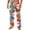 Multicolor, variant on GrmtClth Men's Pajama Pants Christmas Santa Print Lounge Soft Warm Sleepwear Pants PJ Bottoms Drawstring and Pockets Light Blue L
