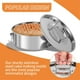 thumbnail image 5 of Molde para Flan de Acero Inoxidable para Hornear, 1,5 Qt, Molde para Flan con Tapa, Molde Portátil para Hornear Pasteles Redondos con Rejilla para Vapor, 5 of 5
