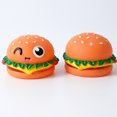 thumbnail image 2 of Dog Squeaky Toy Hamburger: Vinyl Training Cute Puppy Teeth Toy Pet Playing Toy, 2 of 7
