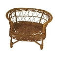 thumbnail image 2 of Silla de Mimbre para Casa de Muñecas, Adornos Artesanales en Miniatura, Accesorios para Muebles, Mini Silla de Jardín de Juguete Simulado para Paisaje, 2 of 8