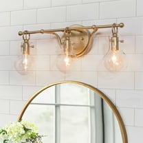 LNC Bathroom Vanity Lighting Fixtures Modern Gold Wall Sconce 3-Lights