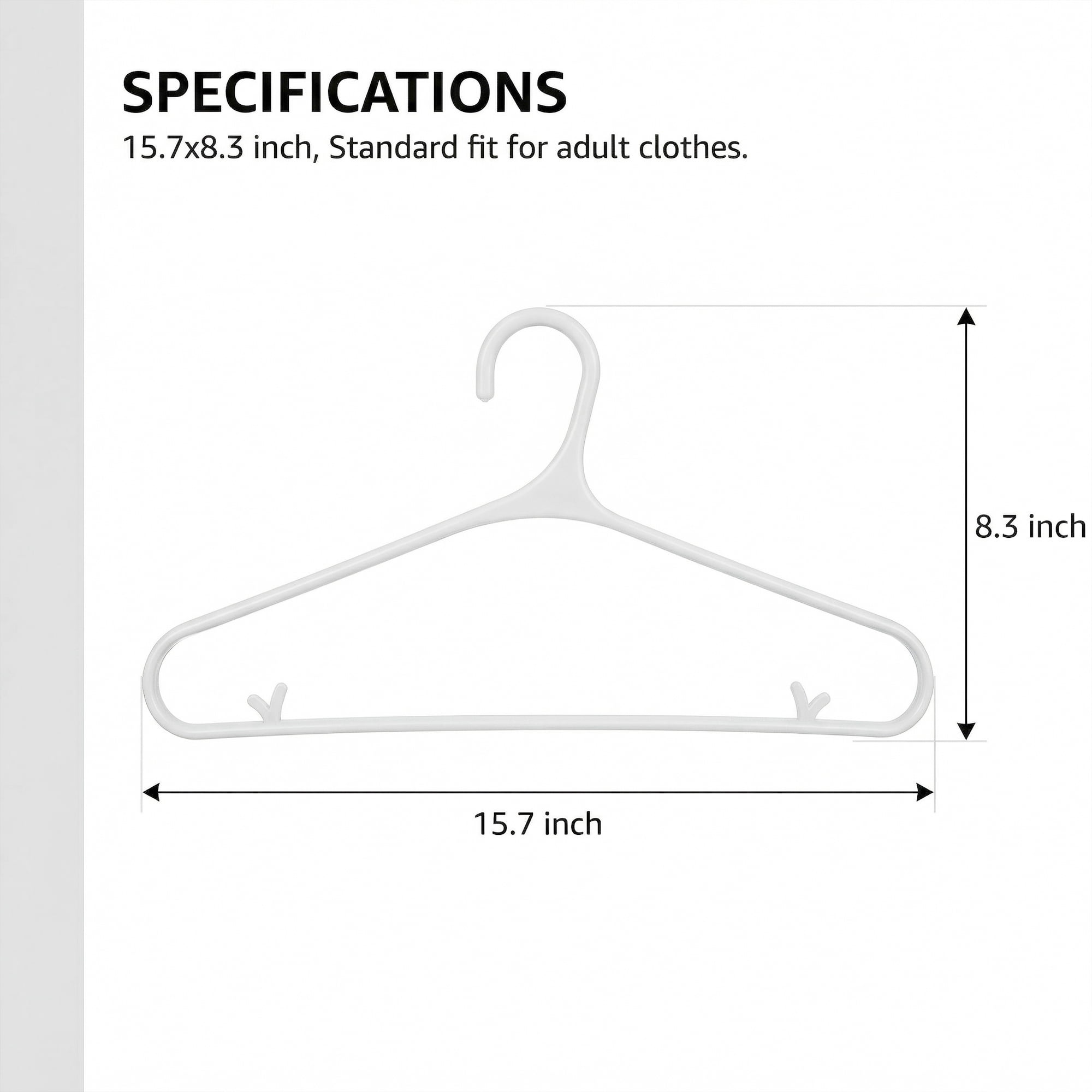 Unique Bargains 10Pcs Plastic Nonslip Hangers With Pinch Clips Light Gray