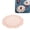 Pink, variant on Rupoun Nordic Style Embossed Silicone Placemat, Thickened Round Table Mat for Home Kitchen & Dining Room, Heat Insulation Pad Protective Cover, 13.4 inches / 34.04 cm, Light Blue
