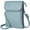 Blue, variant on Badiya Adult Big Crossbody Bags, Adjustable Strap, PU Leather, 1-Piece, Grey
