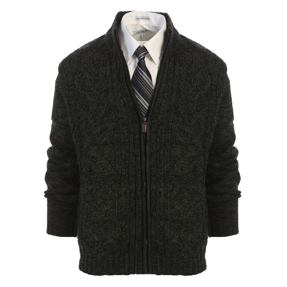 heavy cardigan sweater
