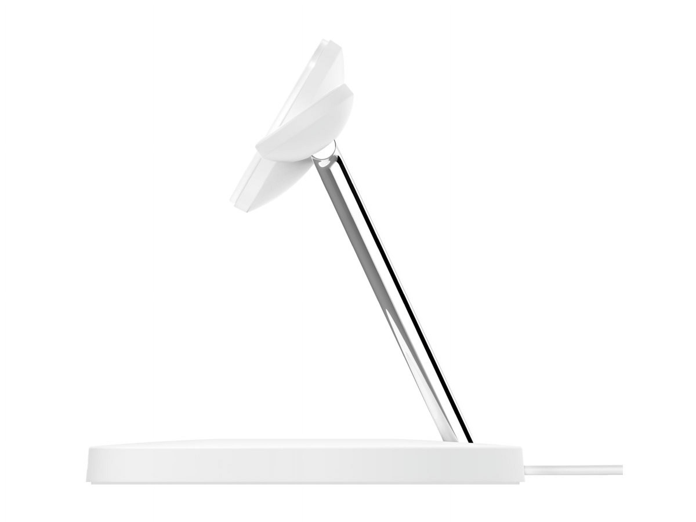 Restored Belkin- 3-in-1 Wireless Charging Stand (Older 2021 Release) for Apple Watch, iPhone Series, AirPods, White (Refurbished)