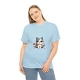 thumbnail image 4 of Chilling Relaxing Settled Kawaii Cute Kitty Unisex Heavy Cotton Tee, 4 of 12