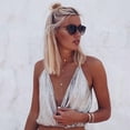 thumbnail image 3 of V-neck Pure Color Sleeveless Short Crop Top Vest, 3 of 8