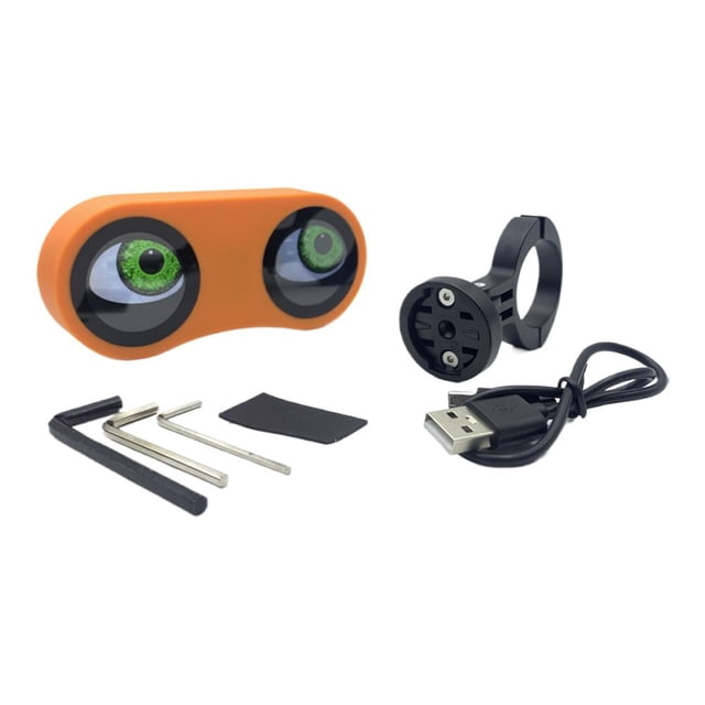 Waterproof USB Rechargeable Dynamic LED Tail Light Demon Eye - Headlight Assembly Accessories