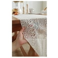 thumbnail image 4 of YGUII Lace Table Runner Boho Table Runners with Tassels Woven Doilies for Wedding Bridal Shower Kitchen Dining Table Home Decor, 4 of 4