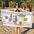 thumbnail image 4 of Beach Towel, Microfiber Sand Free Beach Towel, Lightweight, Quick Dry(59" x 27.5") for Adults,Men,Women,Kids Swimming, Sports, Beach, Fitness room,Outdoor Traveling on Vacation, 4 of 6