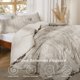 thumbnail image 3 of Juego de edredón Bedsure, estilo bohemio, lino king size, 3 piezas, 3 of 8