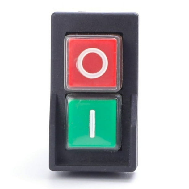 Interruptores Pulsadores de Arranque Electromagnético de 6 KJD17, 16 A, CA 250 V, IP55, Interruptores de Seguridad para Equipos A Prueba de Agua