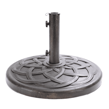 Jordan Manufacturing 44lb Bronze Round Steel Market Umbrella Base