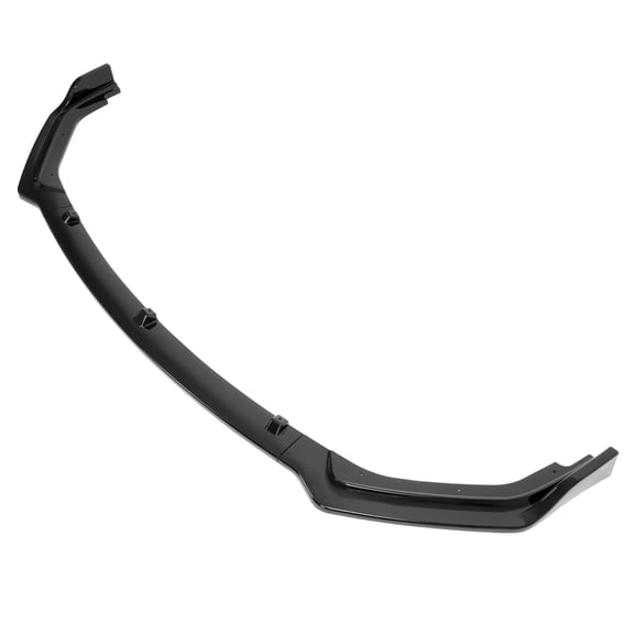 Glossy Black Front Bumper Lip Splitter Chin For 2018-2024 Infiniti Q50 Luxe Base