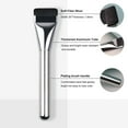 thumbnail image 3 of Light Concealer Flat Head Foundation Brush - Aluminum Handle Wooden Tube H2E4, 3 of 8