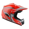 WOW Youth Kids Motocross BMX MX ATV Dirt Bike Helmet Spider Web Red HJOY