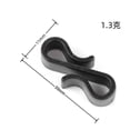 thumbnail image 3 of 50 Pieces Christmas Light Clips Mini Gutter Hang Hooks Plastic S Shaped Clips Hanging Hooks Christmas String Lights Clip Hooks for Christmas Outdoor and Indoor Decoration, Black, 3 of 7