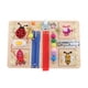 thumbnail image 2 of Tablero Ocupado para Niños Botón con Cremallera Habilidad Montessori Actividad Tablero Sensorial Juguetes, 2 of 9