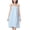 Blue, variant on Women's Shower Wrap Towel S Bunched Bath Robe Dress Comfy After Shower Dress Billowy Knee Length Fleece Hot Tub Elastic Bathrobe Green Small-X-Large