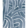 thumbnail image 3 of Vess, June Erica 15x18 Black Modern Framed Museum Art Print Titled - Indigo Maze II, 3 of 5