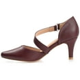 thumbnail image 3 of Journee Womens Tillis Pointed Toe Mid Heel Pumps, Widths Available, 3 of 10