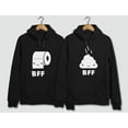 thumbnail image 5 of BFF - Funny Best Friends Matching Set Poop & Toilet Paper Matching Hoodies Toilet paper Black XX-Large / Poop Black XX-Large, 5 of 6