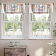 thumbnail image 2 of LALILO Kitchen Curtain Valance With Card And Boho Rod Pocket Window Curtain 52"x 18" Set of 2, 2 of 7