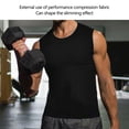 thumbnail image 4 of Men Sweat Vest, Sauna Sweat Vest  Men Compression Workout Enhancing Vest Outdoor Sports Body Shaping Thermo Slimming Shapewear Vest for Running Bodybuilding Sports Cycling, 4 of 7
